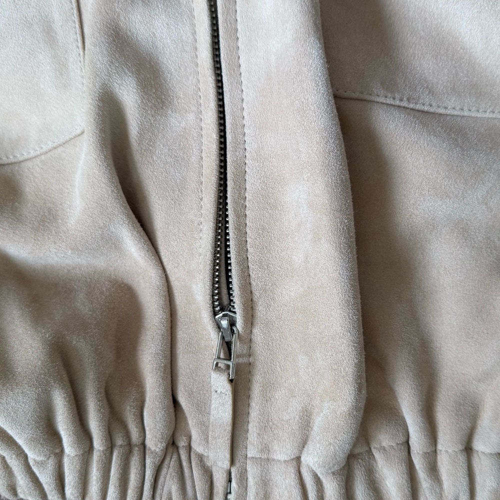 Tan Bomber Jacket - Picture 7 of 10